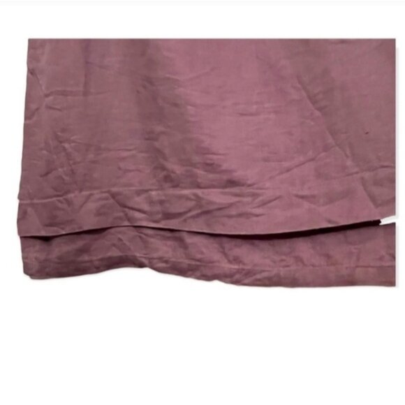 Linen Tunic Dress Straight Cut Small - Picture 4 of 7